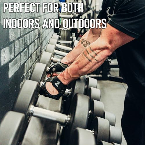 WESTWOOD FOX Weight Lifting Gloves for Men Women Gym Gloves with Wrist Wrap Support for Workout Training Exercise Fitness Hanging, Pull ups for Dumbbell, Cycling - color: Blacks, size: Medium