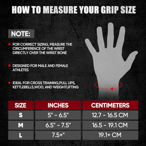 Weight Lifting Straps (Pair) JUPITER Non-Slip Wrist Support for Deadlifts & Powerlifting - color: Red, size: L
