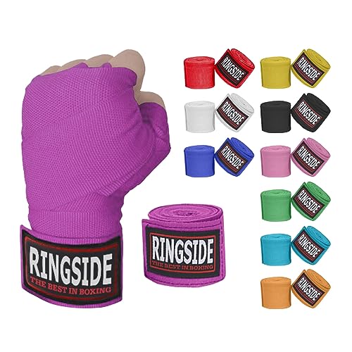 RingsideBoxing Handwraps - color: Neon Purple, size: 1 Pair