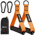 HOXWC Cable Handles Gym Equipment, Heavy Duty Resistance Band Handles, Replacement Exercise Handles for Cable Machine, Pulley System, Strength Trainer, Pull Down Workout, Home Gym Cable Attachments - color: 1-Orange