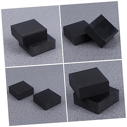 Homoyoyo 4pcs Home Furniture Cushion Exercise Mats for Floor Thick Rubber Shock Absorber Pad for Couch Pads