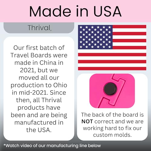 Thrival Bullseye - Psoas Muscle Release Tool with Thrival App for Hip Flexor, Back, Hamstring, Glute, Iliacus, and Neck Pain - Deep Tissue, Trigger Point, and Myofascial Release - Pink - color: Pink, size: Thrival Bullseye