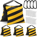 Aimosen 4 Packs Yellow Sandbag Weight Bags for Light Stand Photography Video Equipments, Heavy Duty Saddlebags for Backdrop Stand, Photo Tripod, Pop up Tent, Umbrella Base, Fishing Chair, Picnic Table - color: Yellow