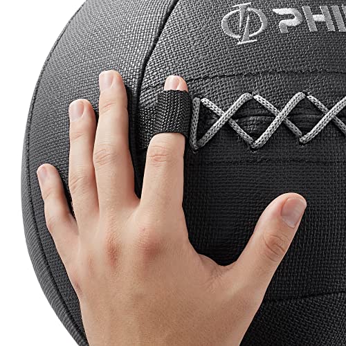 Philosophy Gym Wall Ball - Soft Shell Weighted Medicine Ball with Non-Slip Grip - style: 12 LB