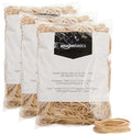 Amazon Basics Rubber Bands, Office Supplies, Size 33 (3-1/2 x 1/8 Inch), Stretchy, 600 Bands/1 lb Pack, 3-Pack, Tan - size: Size 33, style: 3-Pack