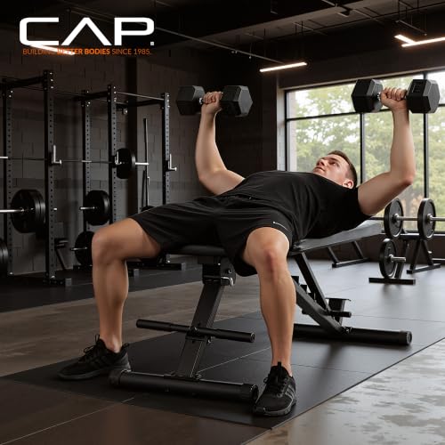 CAP Barbell Multi-Purpose Adjustable Utility Strength Training Weight Bench | Multiple Options - style: ECONOMY