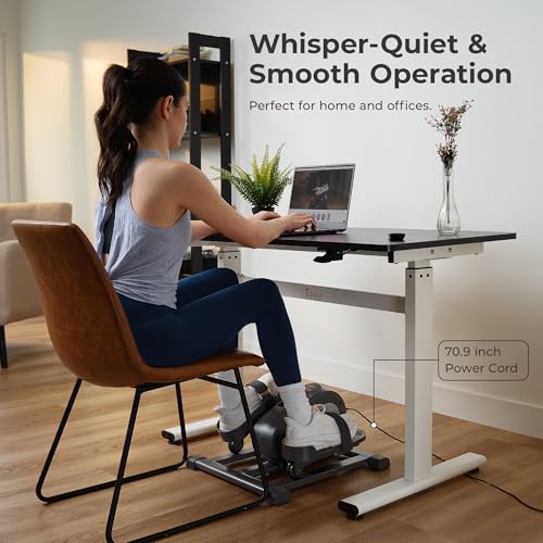 Sunny Health & Fitness Under Desk Pedal Elliptical Machine Leg Exerciser - color: Gray