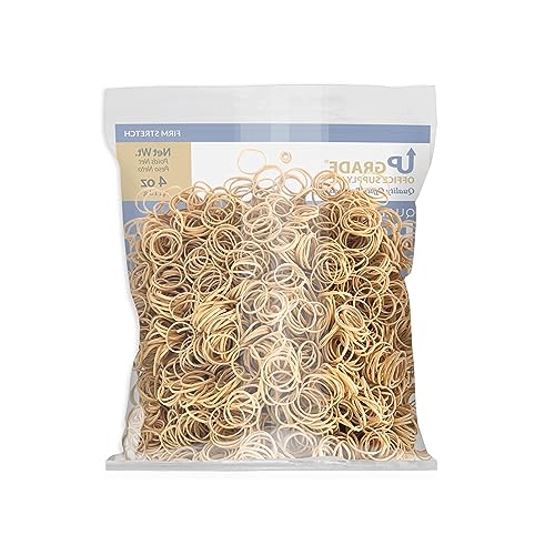 Upgrade Office Supply Rubber Bands, Size #10, 925 Count, 4 oz, USA
