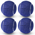 ANCKNE Walker Tennis Balls Precut Tennis Balls for Walkers 4PCS Walkers Legs Universal Precut Glide Balls, Heavy Duty Long Lasting Felt Pad Glide Coverings for Furniture Legs and Floor Protection - color: Dark blue
