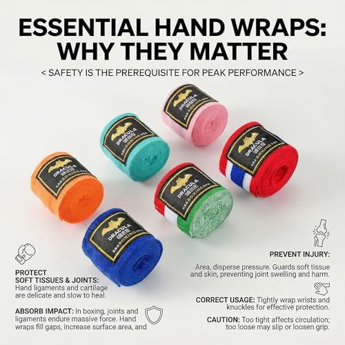 Toichi Hand Wraps for Boxing, Muay Thai, MMA –5M/197 Inches Kickboxing Hand Wraps for Men & Women, Protective Training Wrist Strips for Combat Sports, Martial Arts, Punching Bag Workout - color: Lady Liberty Badge