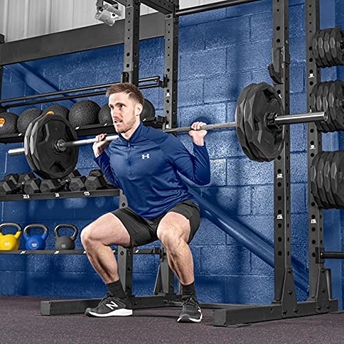 METIS 33lb 6ft Olympic Barbell - Olympic Barbell Bar with Optional Pair of Olympic Weight Plates | Olympic Barbell Set | Olympic Bar Strength Training Equipment - size: Barbell + 55lb Weight Plates (Pair)