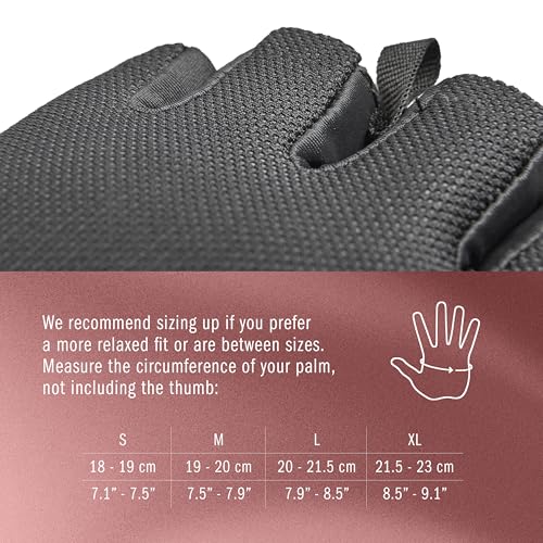 adidas Essential Training & Weightlifting Gloves, Fingerless Workout Gloves - color: Pink, size: Medium