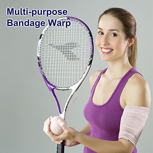 24 Pack Elastic Bandage Wrap 2” Bandage Wrap with Hook and Loop Closure on Both Ends Self Adhesive Bandage Wrap for Sports, Medical, and Injury Recovery - size: 2 Inch