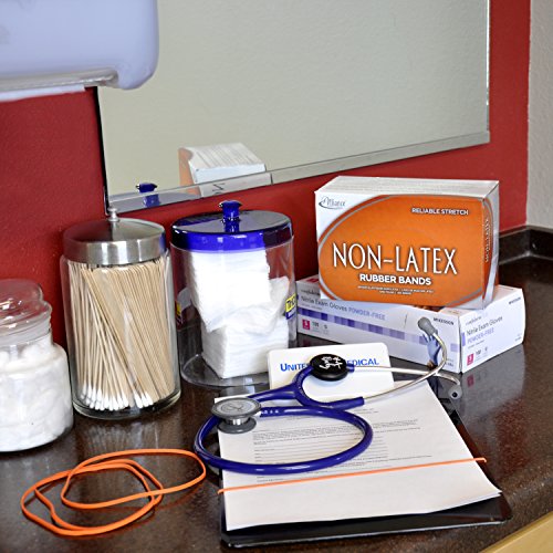 Alliance Rubber 37176#117B Non-Latex Rubber Bands,1 lb Box Contains Approx. 250 Bands (7" x 1/8",Orange),(Pack of 10) - size: 7 x 1/8 Inches (Pack of 10)