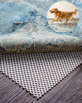 Veken Rug Gripper Pad for Hardwood Floors, Thick Non Slip Rug Pads for Area Rugs, Rug Grippers for Tile Floors, Under Carpet Anti Skid Mat, Keep Your Rugs Safe and in Place, 2x3 Ft - size: 2' x 3' (Rectangular), style: White