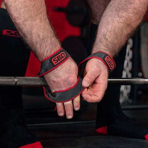 SBD Figure 8 Lifting Straps – Maximum Grip & Strength with Kevlar® Webbing – Made in Great Britain - size: Medium
