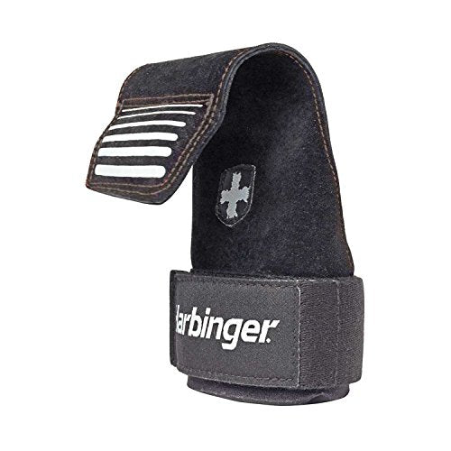 Harbinger Lifting Grips, Black - size: Medium-Large