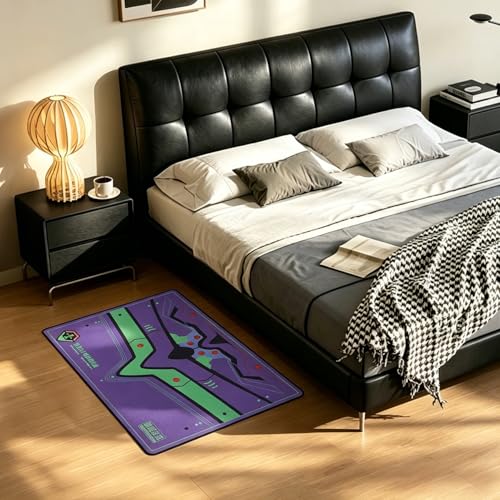Office Chair Mat | Non-Slip Hard Floor Chair Mat 35"×47" | Evangelion Unit-01 Mech Inspired Design by TREASURE CASE - color: Unit-01