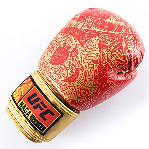 UFC Thai Naga Training Gloves - color: Red, size: 12oz