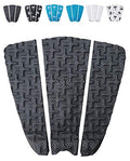 Ho Stevie! Premium Surfboard Traction Pad - Foot Won't Slip - 3 Piece, Full Size, Maximum Grip, Strongest 3M Adhesive - color: Black