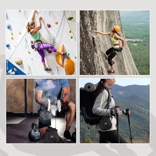 Chalk Bag for Rock Climbing & Bouldering: Outdoor Indoor Chalk Bag for Men & Women Climbing Equipment & Accessories