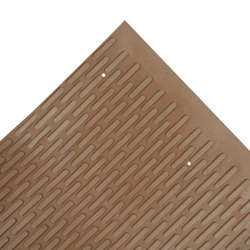 Rubber-Cal 03-161-BR-W-302"Safe-Grip" Slip-Resistant Traction Mats, 34" x 2' x 1/4", Brown Rubber Runner - color: Brown, size: 34"L x 34"W x 0.3"Th