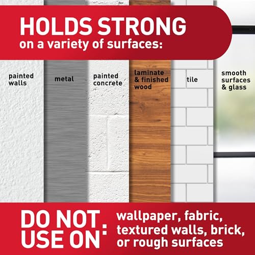 Command X-Large Satin Nickel Triple Hook, 2 Hooks, 6 Strips, Damage-Free Hanging with Adhesive Strips, No Tools Wall Hook for Hanging Decorations in Living Spaces - style: 2-Pack
