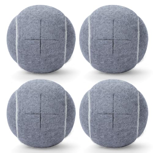 Walker Tennis Balls Precut Tennis Balls for Walkers 4PCS Walkers Legs Universal Precut Glide Balls, Heavy Duty Long Lasting Felt Pad Glide Coverings - color: Gray