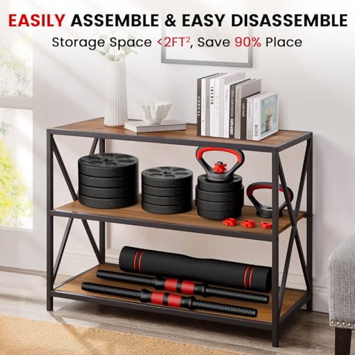 Adjustable Dumbbell Set, 20/33/45/70/90lbs Free Weight Set with Connector, 4 in1 Dumbbells Set Used as Barbell, Kettlebells, Push up Stand, Weight Set for Home Gym Suitable Men/Women - color: 33LB (16.5LB Pair)