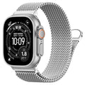 Milanese Loop Compatible with Apple Watch Band 40mm 41mm 42mm 38mm Men Women, Magnetic Buckle Strap Stainless Steel Mesh Metal Bands for iWatch Series 11 10 9 8 7 6 5 4 3 SE3/2/1 - color: 01-Silver, size: 38/40/41/42mm(s10/11)