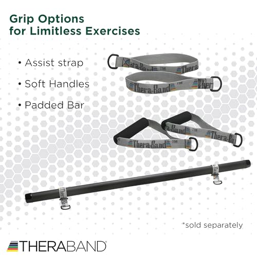 THERABAND Resistance Tubing with Connectors for Wall, Rehab & Wellness Station, Heavy Level 4, Set of 2, 18-Inch Green Tubing for Physical Therapy, Exercise, Rehab, Clinics & Pilates, Latex Tubes - color: Green - Heavy, size: 18 Inch