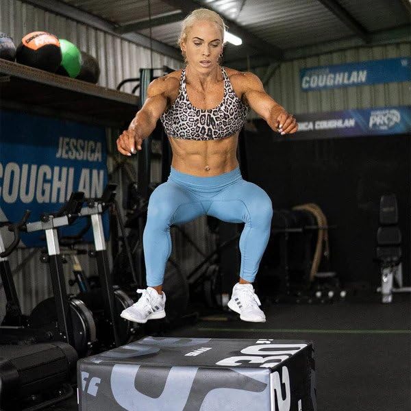 SMAI Plyometric Jump Box: Pro-Duty Foam Plyo Box for Explosive Workouts and Box Squats - Step up Exercise Platform for Safer Conditioning& Training.