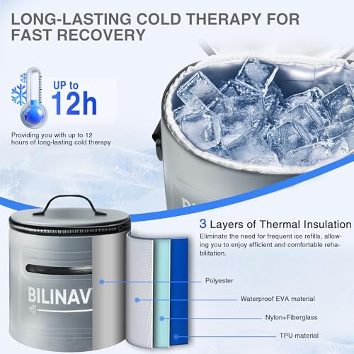 Cold Therapy Machine, Portable Ice Therapy Machine for Knee After Surgery with Programmable Timer & Flow Rate, Quiet Pump, Knee Pad, Cold Therapy Unit for Long-Term Relief and Recovery, Light Gray - color: Light Gray