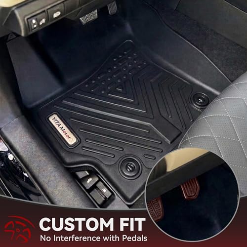 YITAMOTOR Floor Mats for Toyota Corolla 2026-2020, All Weather Custom Fit TPE Rubber Floor Liners and Trunk Mat, 1st & 2nd Row & Cargo Liner, Corolla Accessories, Black - style: 2020-2026 | For Toyota Corolla | 1st & 2nd Row & Cargo Mat