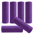 Hosuly 6 Pack Cooling Towels 40"x12" Ice Towel Cooling Neck Wraps Soft Breathable Chilly Stay Cool in Summer for Sports Yoga Golf Gym Activities(Purple) - color: Purple