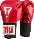 Title Classic USA Boxing Competition Gloves - Competition Boxing Gloves, Boxing Gloves, USA Boxing Glove, USA Boxing Approved Gloves;16Oz Boxing Gloves, Boxing Gloves, Boxing Equipment - color: Red, size: 10 oz