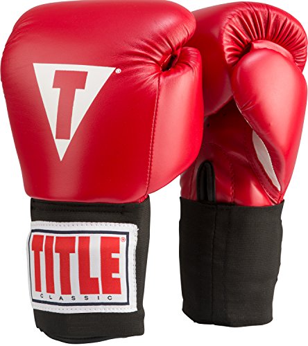 Title Classic USA Boxing Competition Gloves - Competition Boxing Gloves, Boxing Gloves, USA Boxing Glove, USA Boxing Approved Gloves;16Oz Boxing Gloves, Boxing Gloves, Boxing Equipment - color: Red, size: 10 oz