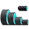 5 Pack Back Roller- Yoga Wheel for Back Pain Reliefn & Stretching, Back Wheel for Deep Tissue Massage, Foam Roller for Physical Therapy & Exercise | Blue - color: Blue and Black