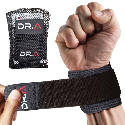 Dr. Arthritis Doctor Developed Wrist Brace, Wrist Wraps for Tendonitis, Hand Support, Ideal for Fitness, Weightlifting - size: Wrist Wraps - 1 Pair