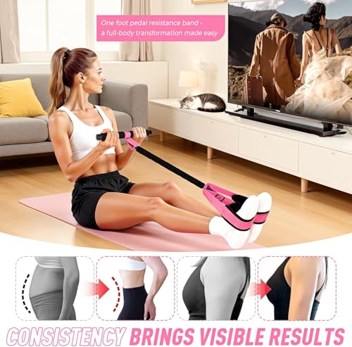 Resistance Exercise Band with Handles, Workout Band Weight Band for Physical Therapy,Strength Training Home Gym Fitness,with Door Anchor & Storage Bag. - color: 55LBS