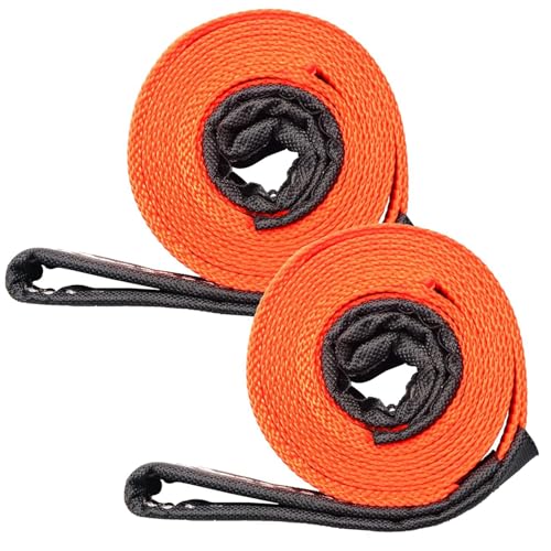 XSTRAP STANDARD 4PK 1"x6.5ft Lifting Sling Straps 2000 lb Vertical Capacity | 1600 lbs Choker / 4000 lbs Basket Capacity, 5:1 Safety Factor Polyester Web Slings for Rigging, Hoist, Tree Stump Removal - style: 2PK 1''x6.5ft
