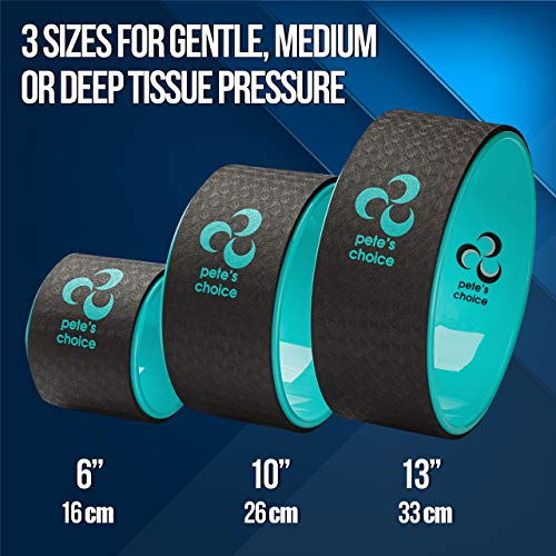 Yoga Wheel 3 Pack - Lose Weight, Get in Shape and Get Fit | Three Pack Yoga Wheel Set for Home Exercise and Workout - Improve Posture