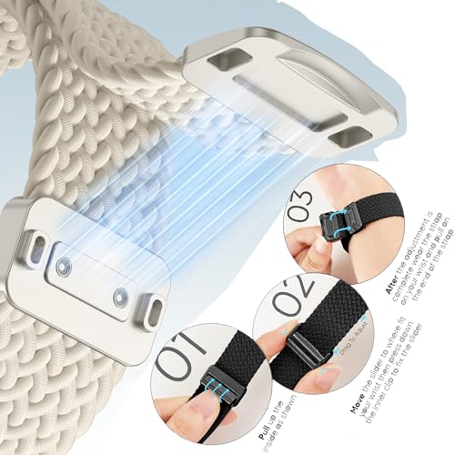 3 Pack Braided Sport Loop Band Compatible with Apple Watch Bands Ultra 3&2 1 49mm 46mm 45mm 44mm 42mm 41mm 40mm 38mm Men Women; Stretchy Nylon Solo Loop Strap for iWatch Series 11 10 9 8 7 6 SE 5 4 3 - color: Black/Gray Pink Blue/Blue Camouflage, size: 42