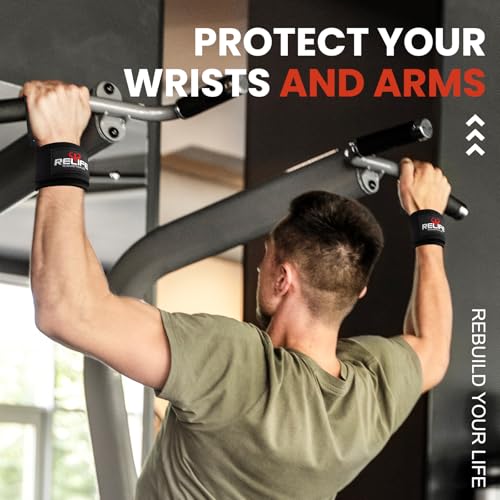 RELIFE REBUILD YOUR LIFE Lifting Hooks for Men and Women(Pair) | Pull Up Straps , Gym Reapers Lifting Wrist Grips, Heavy Powerlifting, Lifting Hooks for Weight Lifting