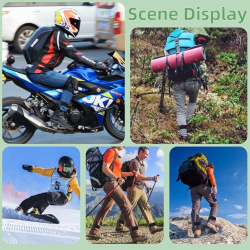 4 PCS Elastic Boot Straps, Ankle Strap Cowboy Boot Straps, Adjustable Stretch Cinch Strap with Anti-Slip Rubber & Buckle, Military Blousing Straps for Cycling Hiking Fishing Skiing Military(Black)