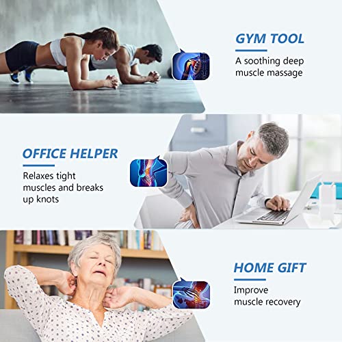 Massage Roller Ball, Neck Massager for Pain Relief, Deep Tissue Massage Tool, Sore Muscle Relief, Lymphatic Drainage, Tummy Tuck Post Surgery Supplies (Blue) - style: 1 - Pack - Resin Ball