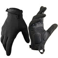 FREETOO Full-Finger Workout Gloves for Men, Padded Gym Gloves with Excellent Grip and Palm Protection - size: Medium