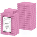 Hand Towels (Pack of 24) Pink Economy Towels Salon Towels - 100% Cotton Spa Towel– 16 x 27 Inches Highly Absorbable, Facial, Gym, Hair Face Towels Bulk - color: Pink, size: HAND TOWEL PACK OF 24 16X26