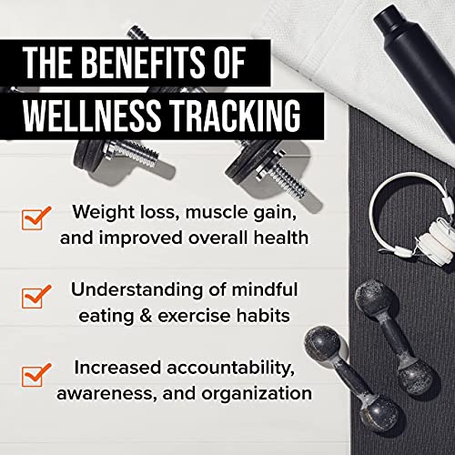 NewMe Fitness Journal for Women & Men, Food & Workout Journal, Planner Log Book to Track Weight Loss, Muscle Gain, Home Gym Exercise, Bodybuilding Progress, Daily Nutrition & Personal Health Tracker - style: Fitness + Nutrition