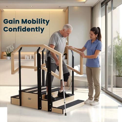 VivaComfort 30-Inch Up & Down Rehab Physical Therapy Steps, 500 LB Bariatric Weight Capacity